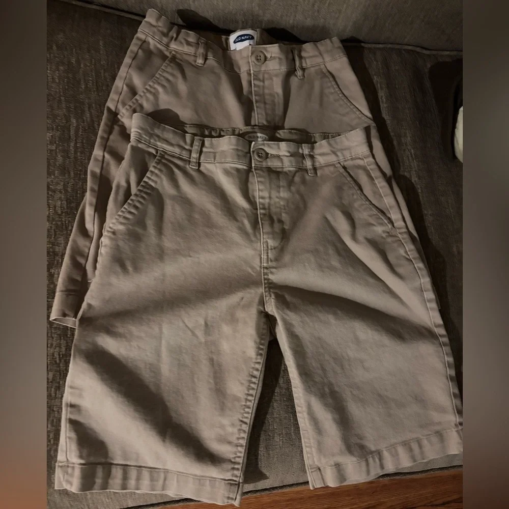 undle of 2 Old Navy Shorts – Classic Khaki Style